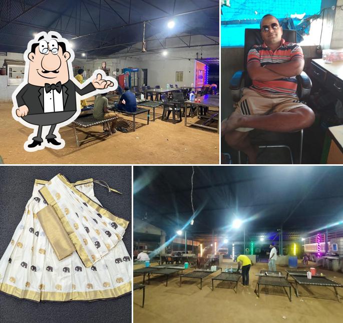 The interior of Sanju Bhai Marwadi Dhaba
