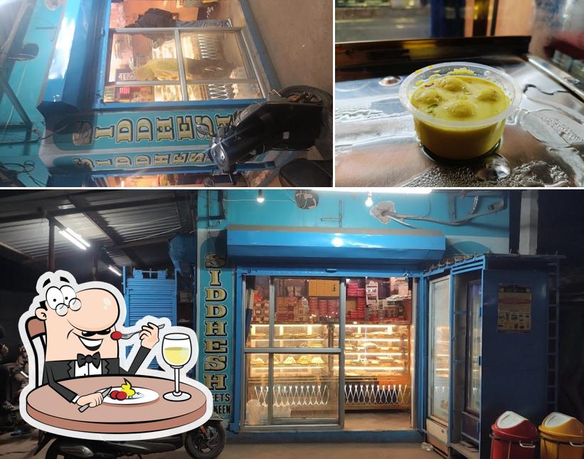 Siddhesh sweets is distinguished by food and exterior