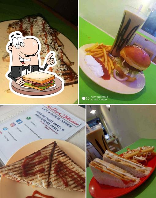 Grilled cheese sandwich at Tasty Adda