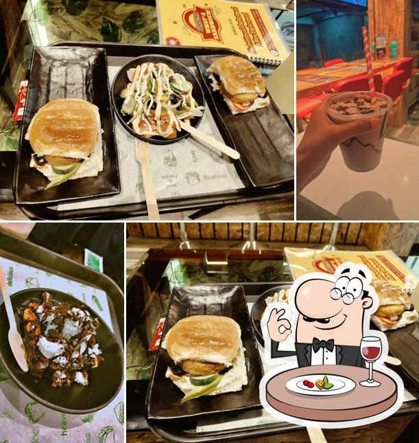 Meals at What A Sandwich - Best Cafe in Mathura Sandwich Salad Burger Vada Pav Coffee