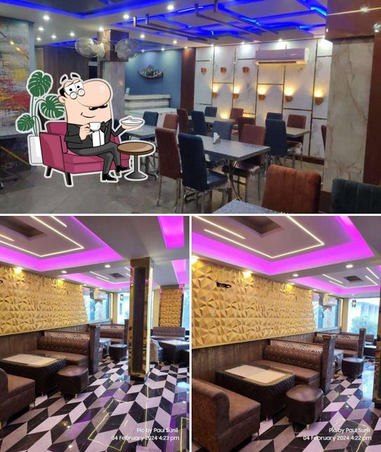 The interior of Shehnai Restaurant And Caterers