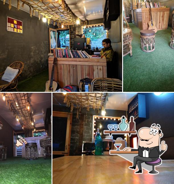 The interior of Addiction Cafe