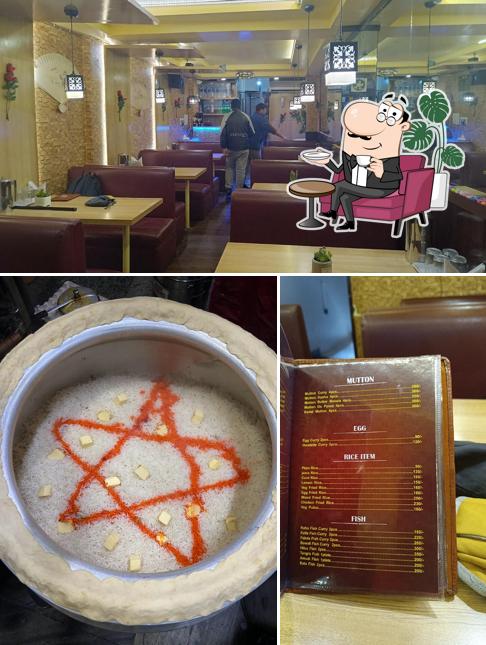 The interior of Alfa family Restaurant