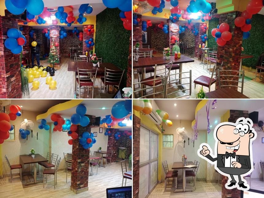 The interior of Bhukkad Nath Restaurant & Cafe