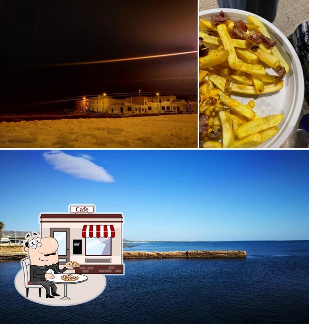La foto della esterno e cibo di Chiosco "La Balata"