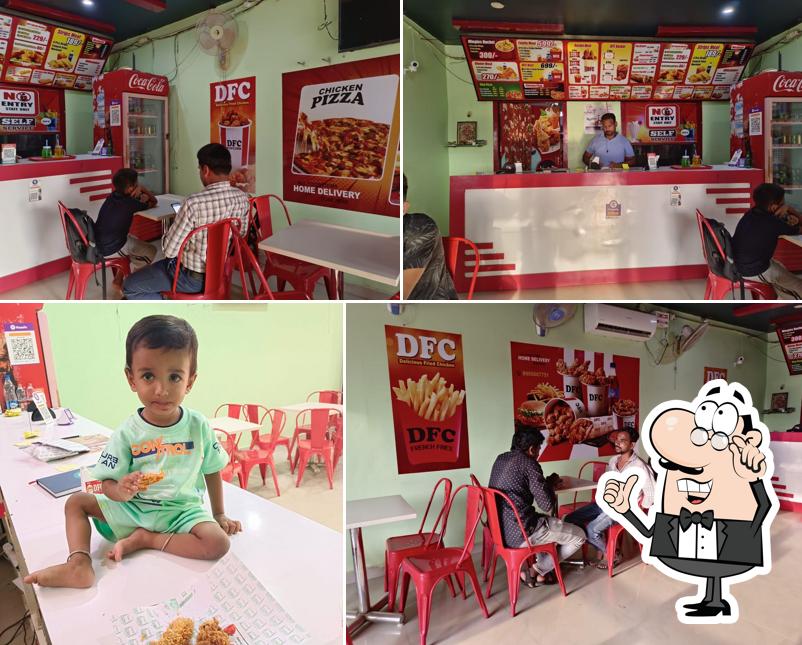 The interior of DFC