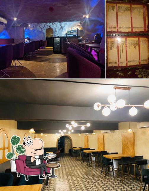 The interior of District High Lounge Bar and Garden