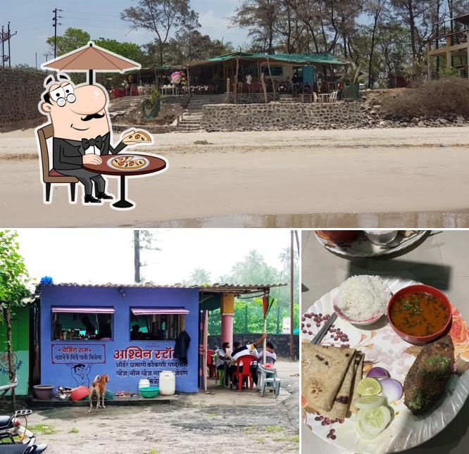 Among various things one can find exterior and food at ASHWIN Stall (Food Stall)