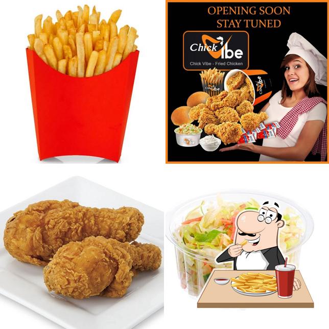 French fries at Chick Vibe