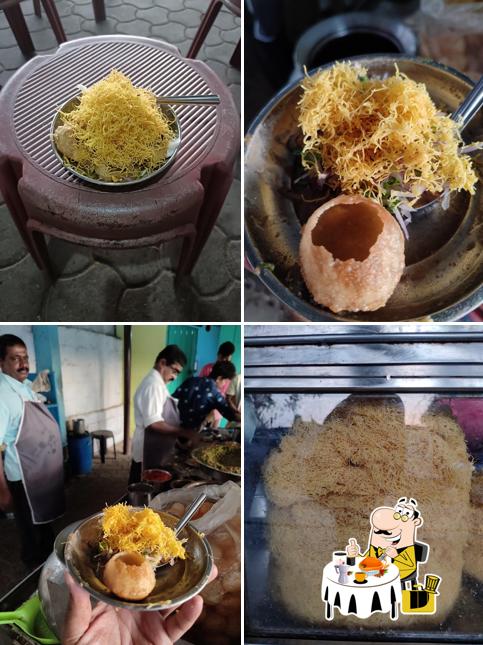Food at DVS Circle Pani Puri