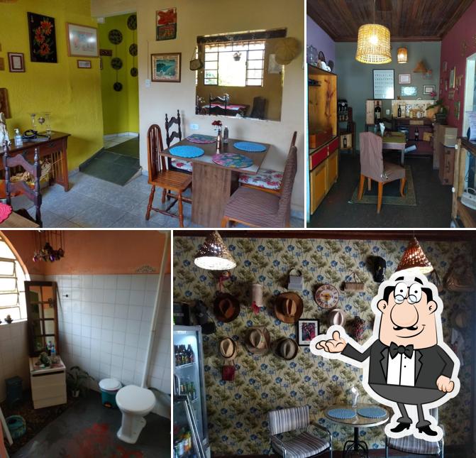 O interior do Fideli's Bistrô