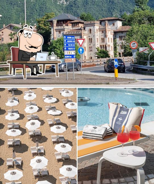Gli interni di Hotel Capri