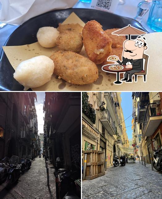 Questa è la foto che raffigura la esterno e cibo di Trattoria da Concetta