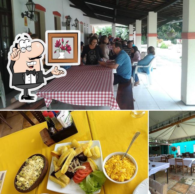 Entre diversos coisas, interior e comida podem ser encontrados a Restaurante Sertão na Serra