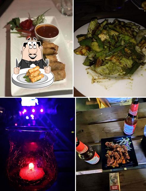 Spring rolls at Amnesia Sky Bar