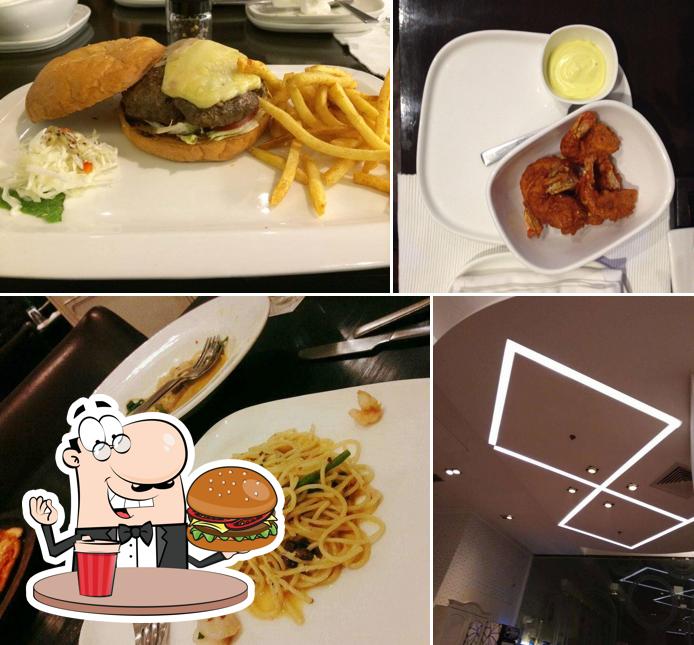 Order a burger at Smoke House Deli, Ballygunge, Kolkata