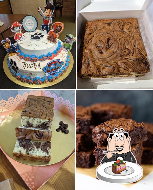 Chocolate cake at Juvenas Bakery