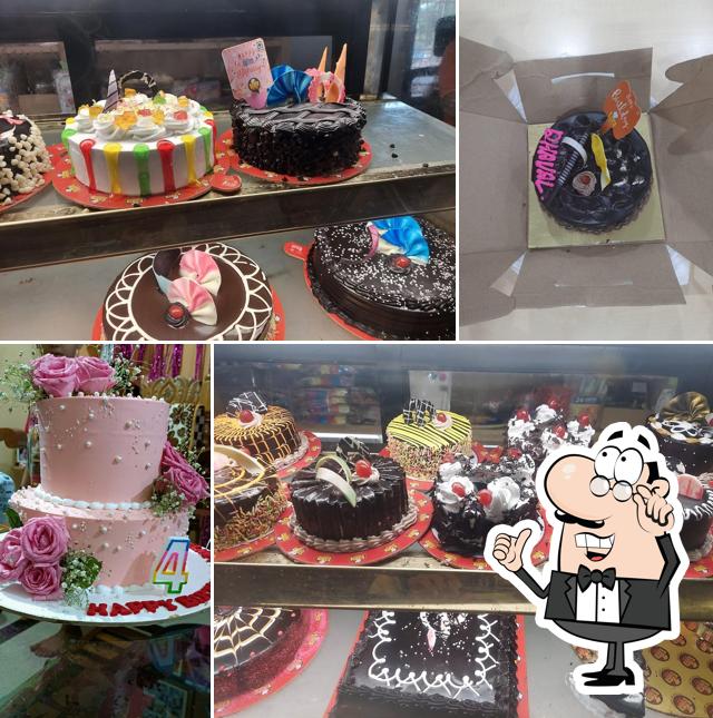 Take a seat at one of the tables at Raja Bakery-Halol