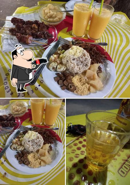 Escolha uma bebida do menu