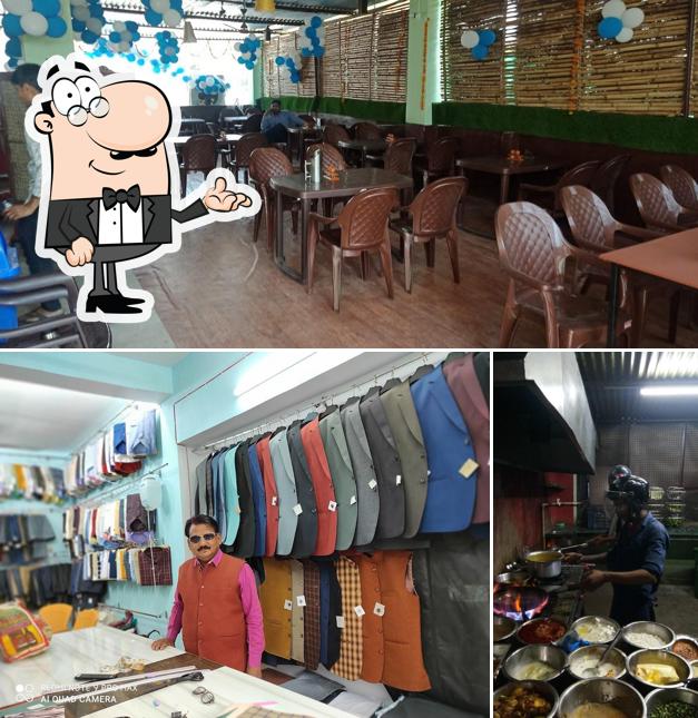 The interior of Bundeli Dhaba car booking