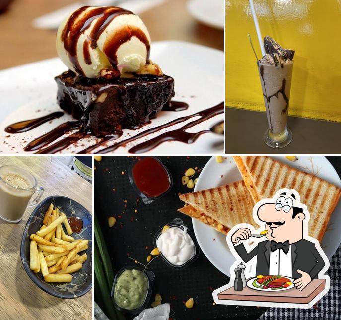 Food at Elite juice bar
