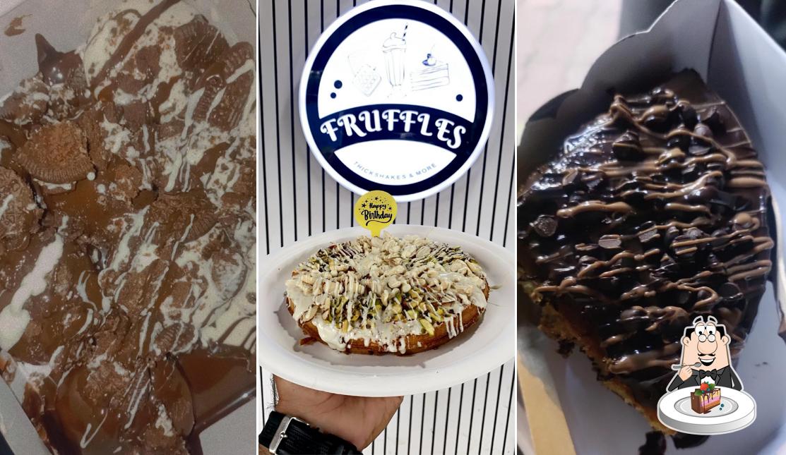 Chocolate cake at Fruffles-Thickshakes & More