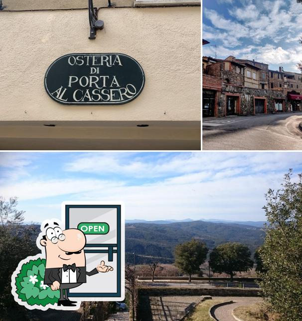 Gli esterni di Osteria di Porta al Cassero