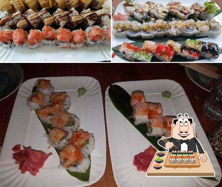 Prenditi le diverse opzioni di sushi