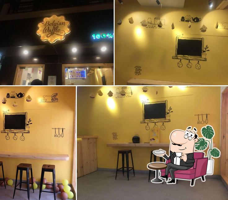 The interior of The Belgian Waffle Co