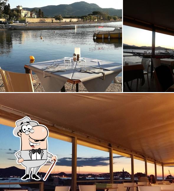 Gli esterni costituiscono una caratteristica importante di Ristorante Mare