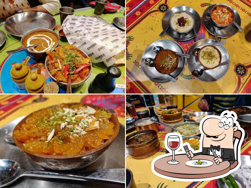 Food at Dhaba Estd 1986, Nehru Place