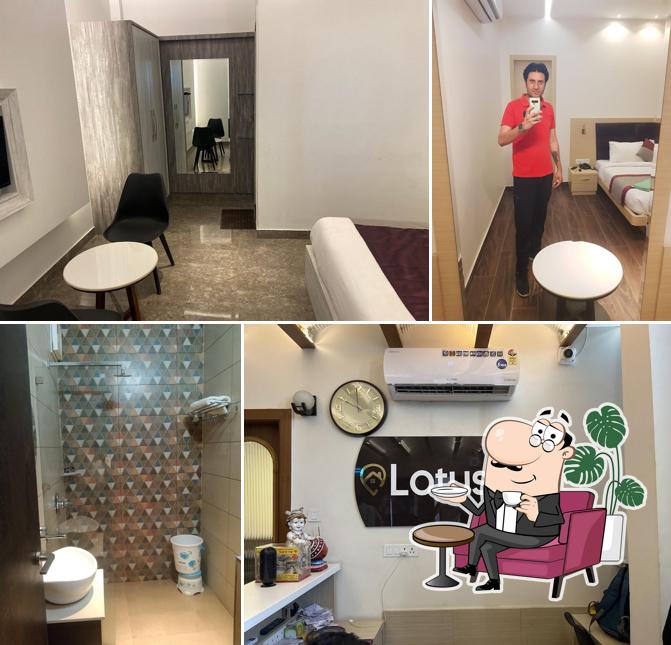 The interior of Hotel Lotus Inn - Best Hotel in Sirsa Best Hotel Restaurant in Sirsa Best Banquet Hall in Sirsa