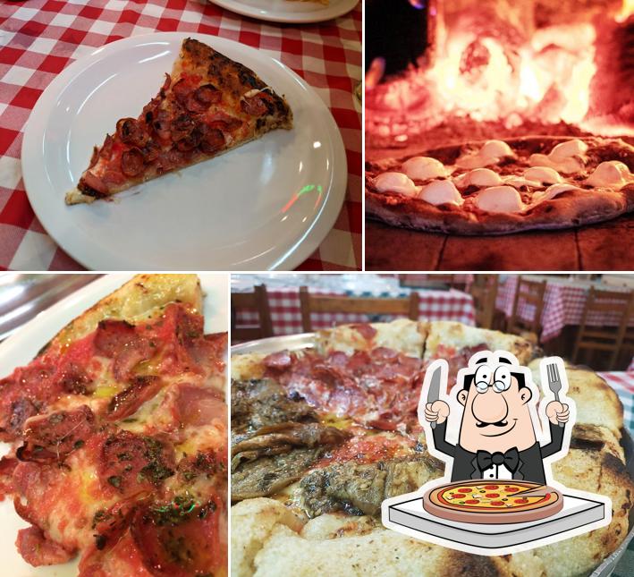 Experimente pizza no Cantina e Pizzaria Castelões