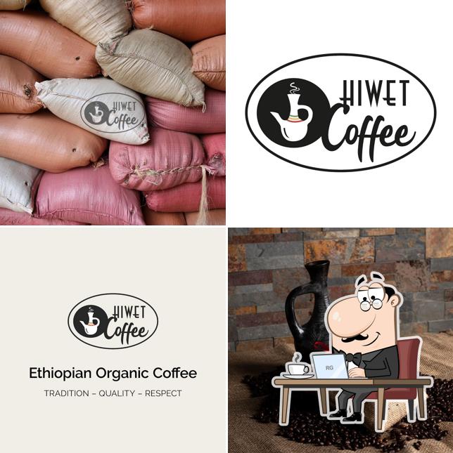 Gli interni di Hiwet Coffee
