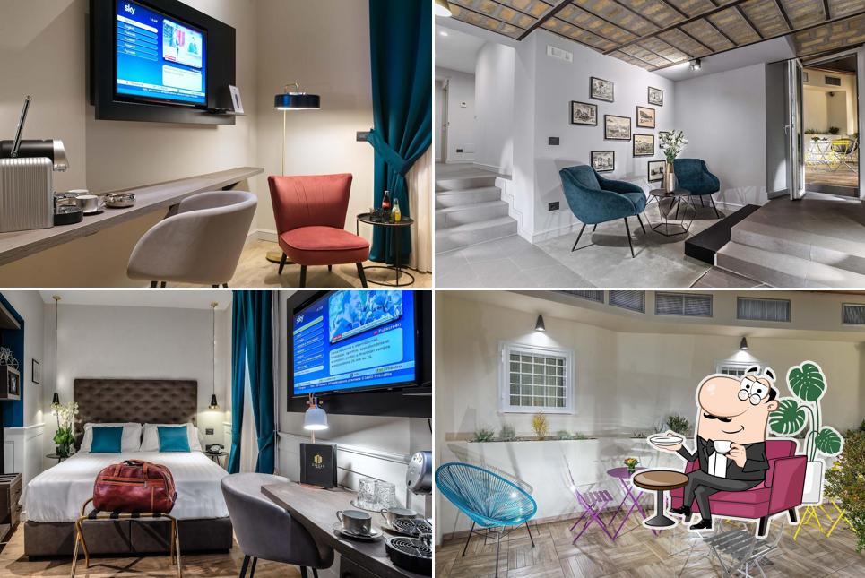 Gli interni di Navona Street Hotel & Bistrot