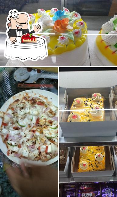 Om sweets and restaurant offers a selection of desserts