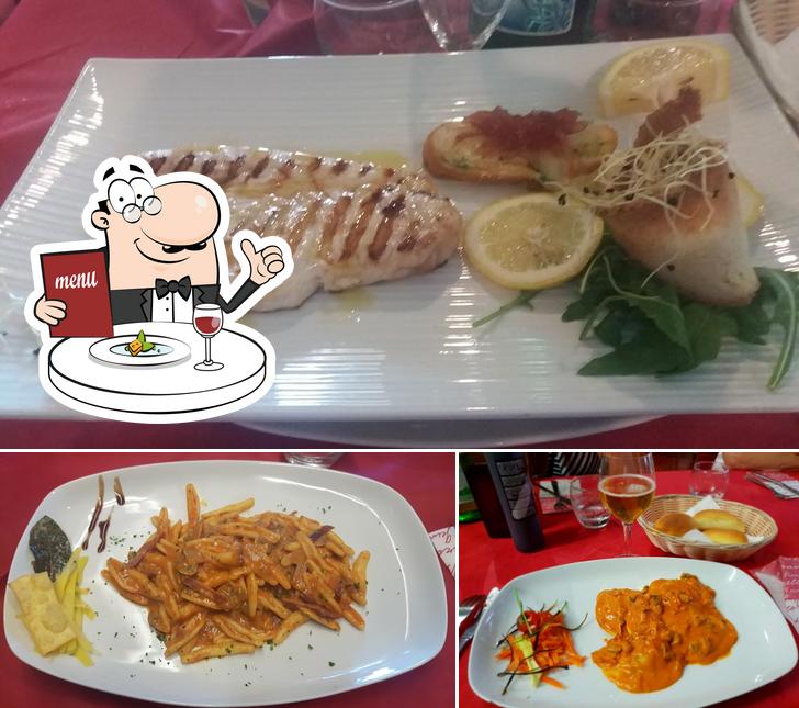 Questa è la foto che presenta la cibo e vino di Delicatesse Ristorante