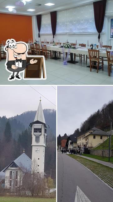 La immagine di esterno e interni da Sklednik gostinske storitve d.o.o