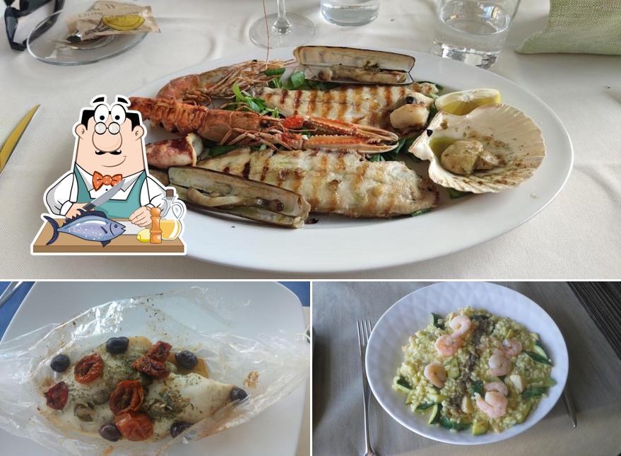 Salmone grigliato al Tintero Boat - Italian Fish Restaurant