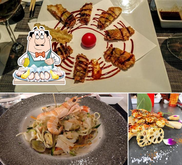 I Sushi propone un'ampia selezione di piatti di mare
