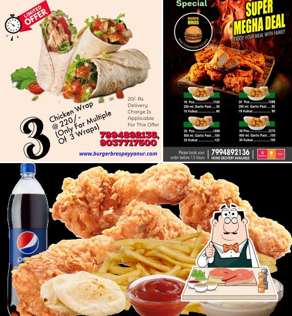 Fish and chips at Burger Bros