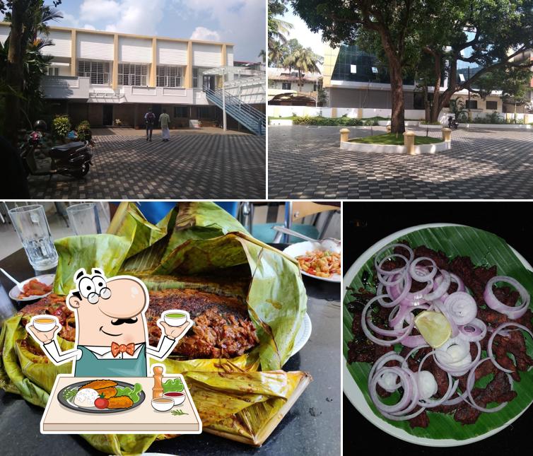 The restaurant's food and exterior