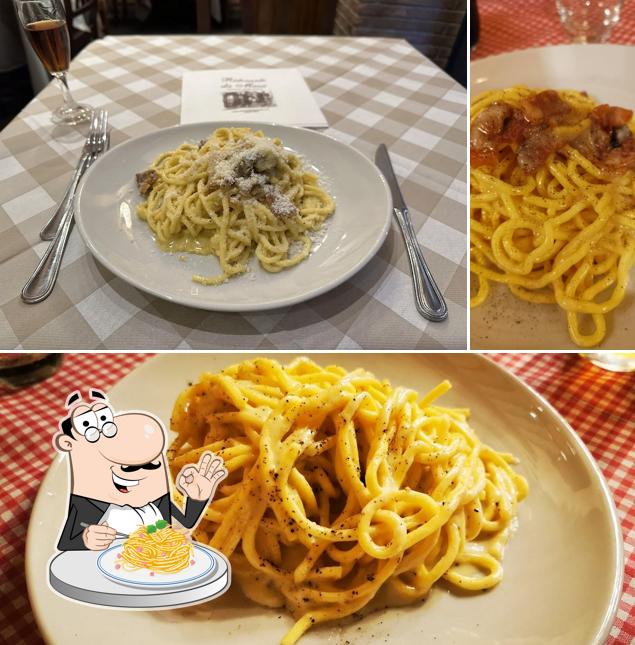 Spaghetti alla carbonara al Ristorante Pinseria Da Massi