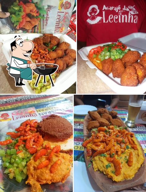 Experimente refeições de carne no Acarajé da Lecinha