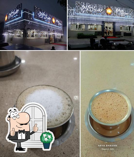 Arya Bhavan (Vadesery Bus Stand) is distinguished by exterior and drink