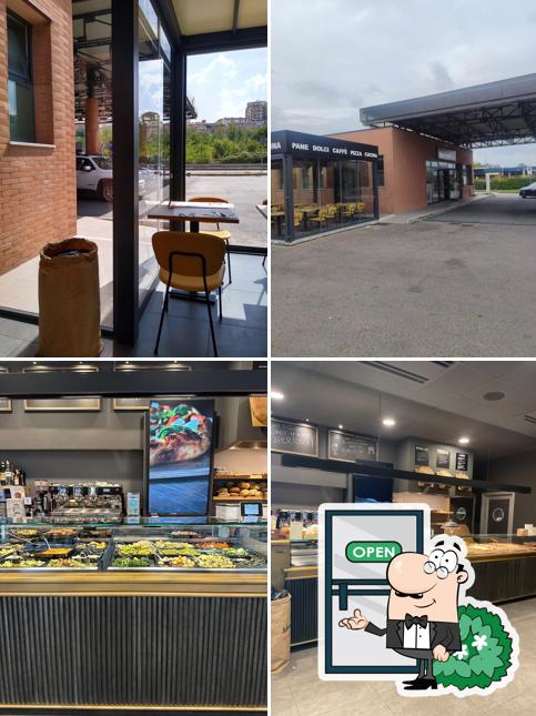 La esterno e interni del ristorante