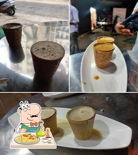 Chocolate mousse at Radhakrishna Sweets