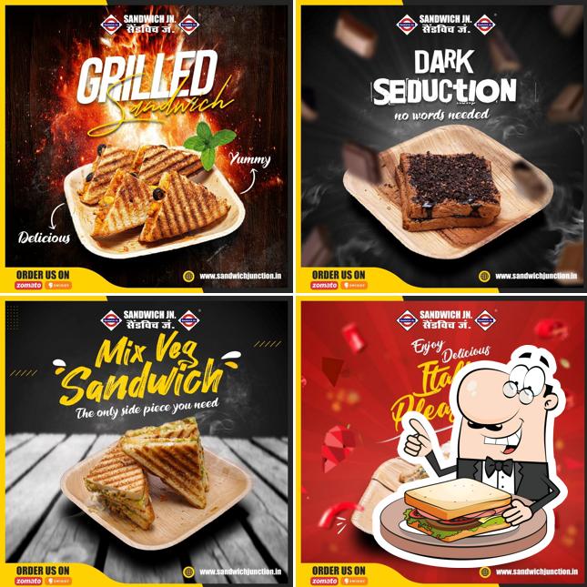 Grilled cheese sandwich at Sandwich JN