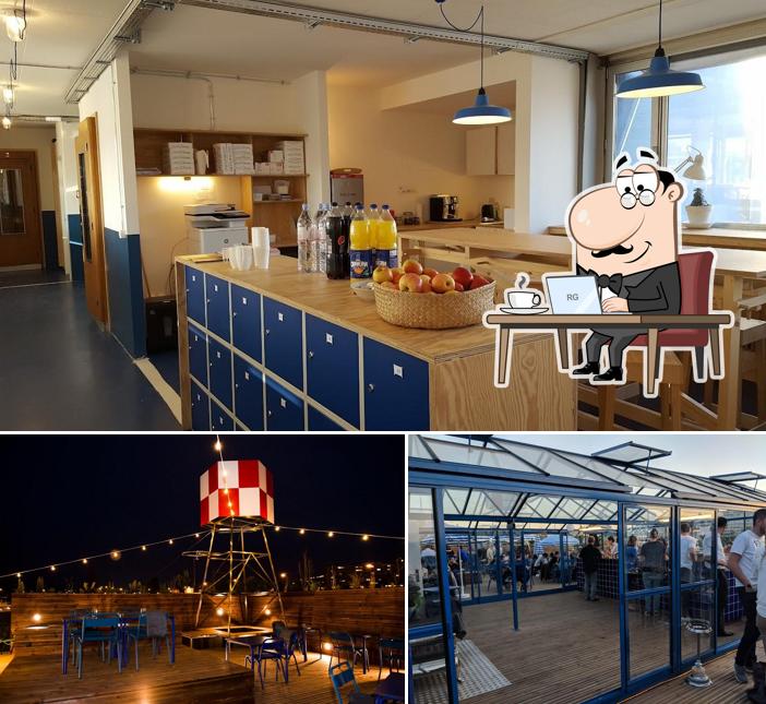 Gli interni di Voisins du 105