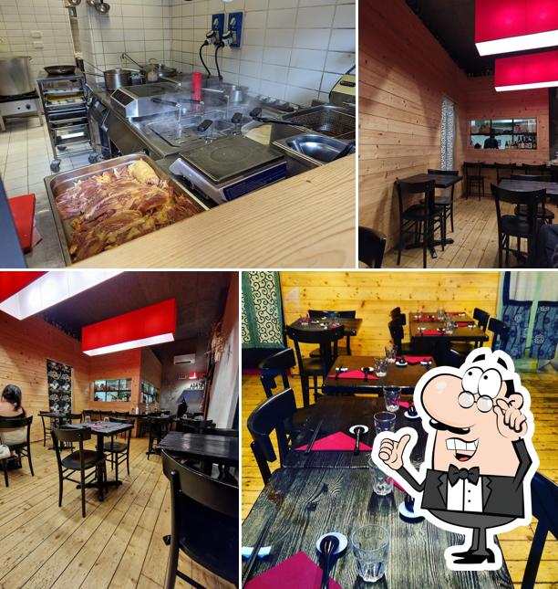 Gli interni di MaMa-Ya Ramen